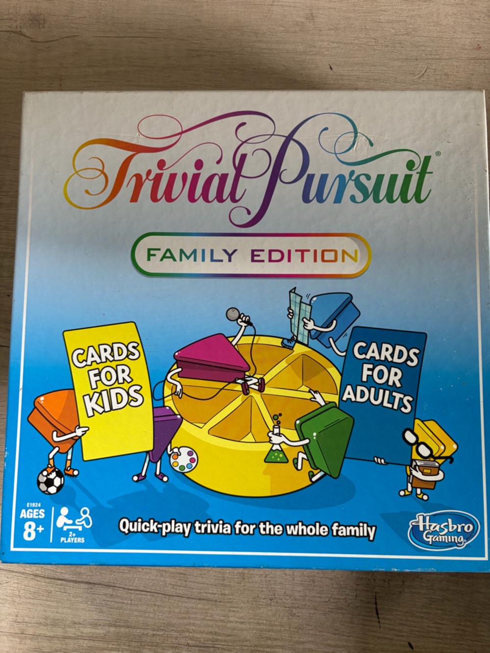 Trivial Pursuit Family Edition Board Game - Multicolor